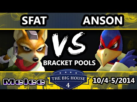 The Big House 4 - SFAT (Fox) Vs. Anson (Falco) - Pools Round 2 - SSBM