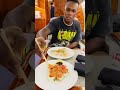 Israel Adesanya enjoying life on a private jet ? ✈️ | #Shorts(via @stylebender/Instagram)