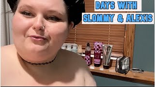 Amberlynn eating &amp; drinking with her feeder