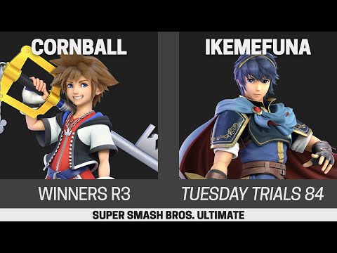 Tuesday Trials 84 SSBU Winners R3 - Cornball (Sora) vs Ikemefuna (Marth, Sephiroth)
