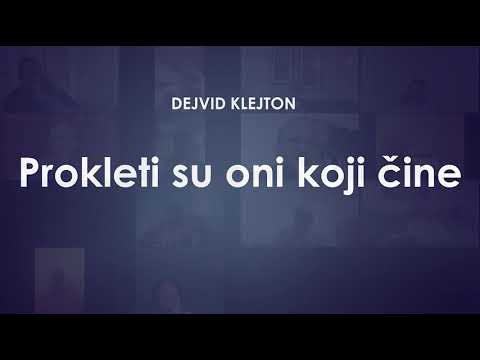 Dejvid Klejton: Prokleti su oni koji čine