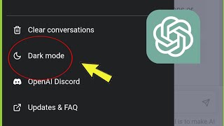 How to enable dark mode in Chatgpt ( Black Theme )