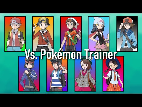 Pokémon Music - All Standard Trainer Battle Themes from the Core Series (All Versions)