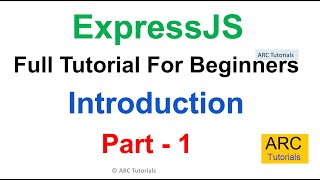 Express JS Tutorial 2025 #1 - Introduction | Node Express JS Tutorial