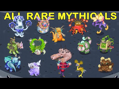 All Rare Mythical Monsters - Mythical Island Full Song (My Singing Monsters)