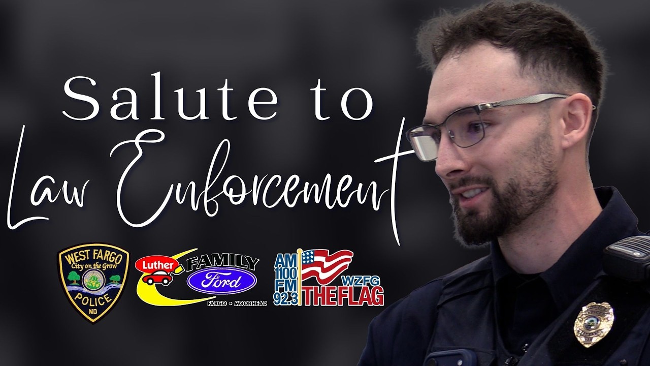 Officer Avery Nystel & West Fargo PD, We Salute YOU!