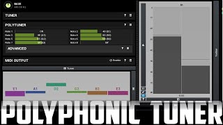 Video thumbnail for Free Polyphonic Tuner and audio-to- midi - MTuner by Chandler guitar