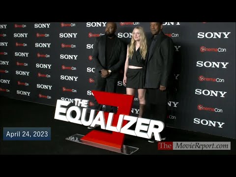 THE EQUALIZER 3 interview with Denzel Washington, Dakota Fanning, Antoine Fuqua - April 24, 2023 4K