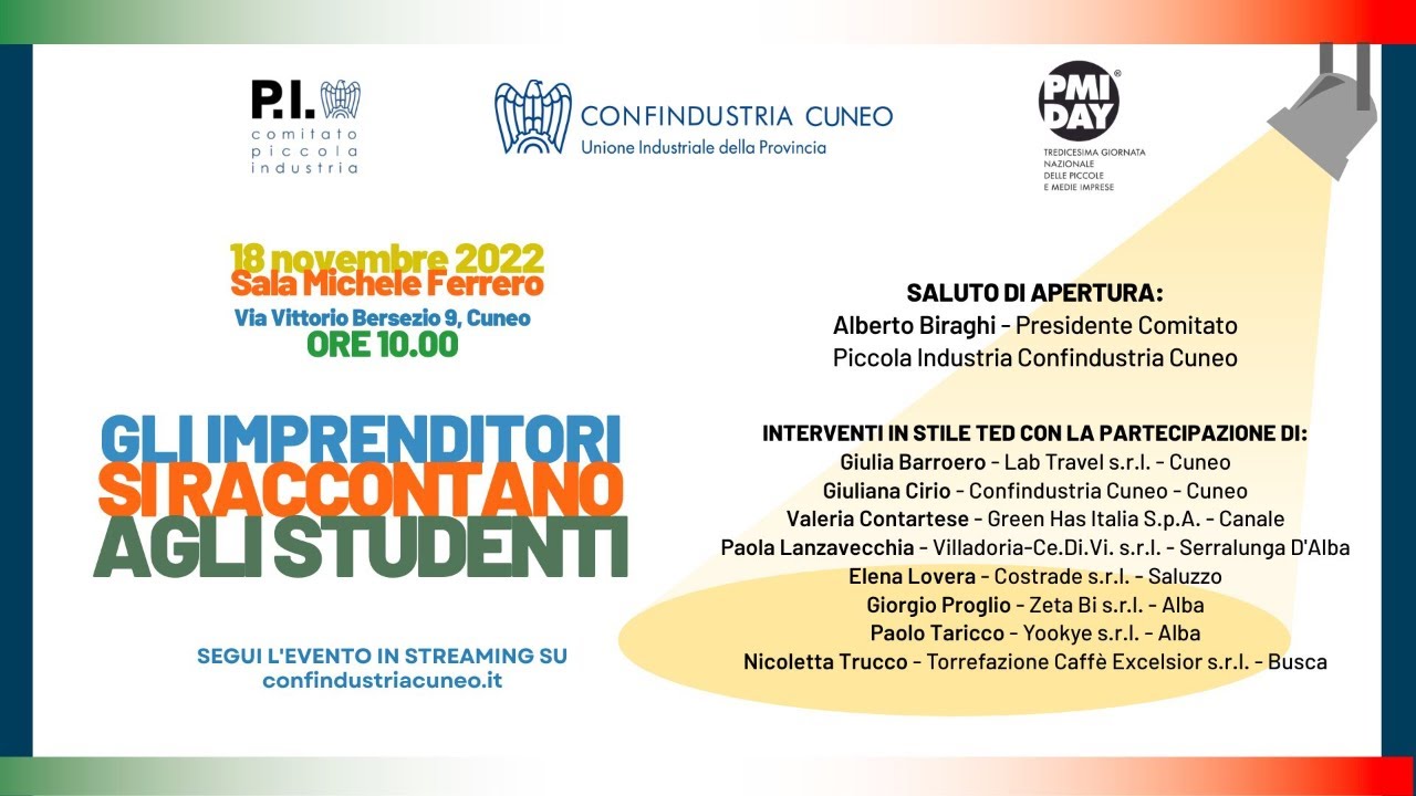 Pmi Day 2022: gli imprenditori si raccontano agli studenti