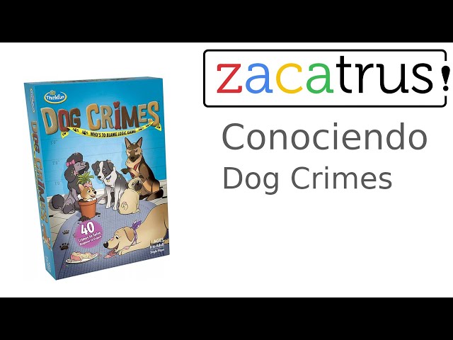 Vídeo relacionado con ThinFun - Smart Games Dog Crimes | Juegos De Mesa para 2 | Juego De Cartas +1 Jugador | Regalo Original Niños A Partir De 8 Años | Juegos De Mesa Niños