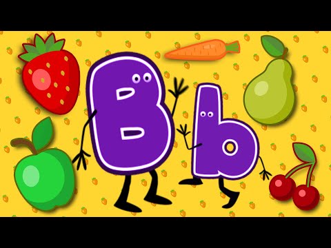 I'm Learning Alphabet with Fruits and Vegetables |  Educational and Funny Kids Songs | Tatlış Tavşan