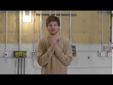 Louis Tomlinson wishing everyone a Happy Valentines Day on iHeartRadio - 2.12.17