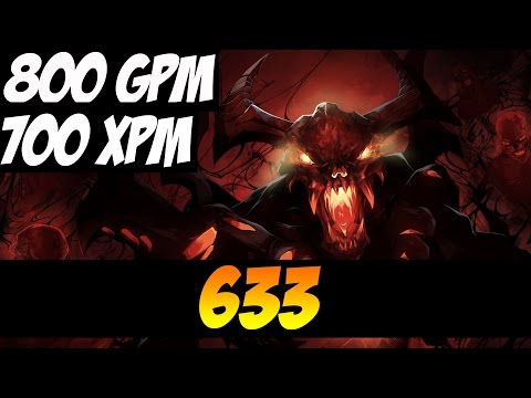 800 GPM AND 700 XPM !! - SHADOW FIEND 633 - Dota 2