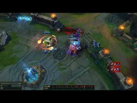 Tank Rengar 1v4 Quadra URF
