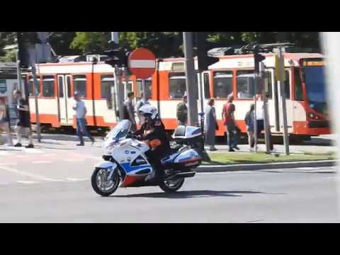 Ratownik medyczny na motocyklu w Gdańsku. Karetka pogotowia ratunkowego motor