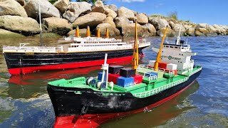 Discovering the Giant Ocean Liner Across the Estuary – Passenger Ship vs Container Ship vs Titanic