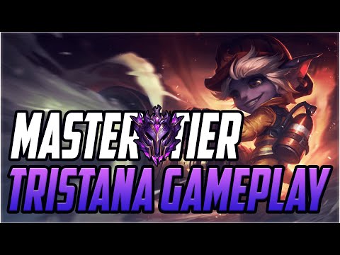 Master Tristana Gameplay Commentary - Tristana vs Caitlyn | ADC Tristana 9.20 LoL