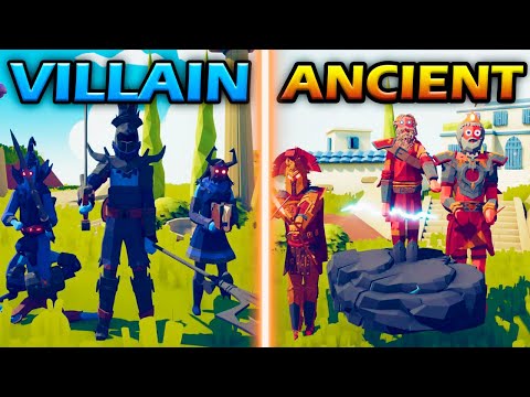 EVIL TEAM vs ANCIENT TEAM - Totally Accurate Battle Simulator | TABS