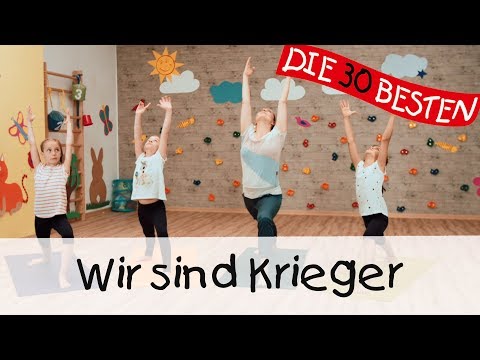 🙏🏼 Wir sind Krieger - Yoga Bewegungslieder für Kinder II Kinderlieder