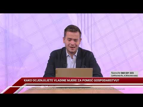 TV REPLIKA 20.10.2020. - KAKO OCJENJUJETE VLADINE MJERE ZA POMOĆ GOSPODARSTVU?