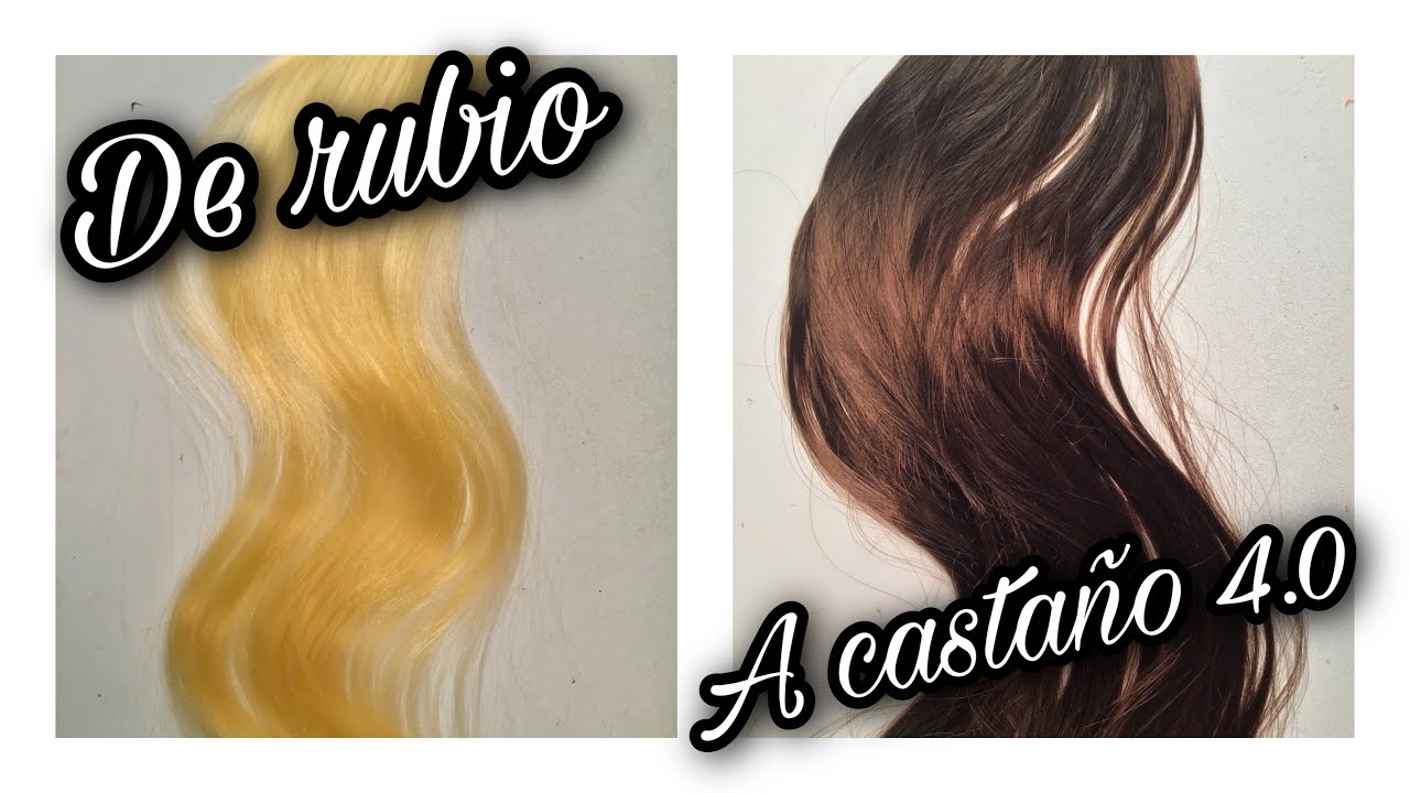 Tiñendo cabello sintético Ep. 2 | De rubio a castaño 4.0 | El color perfecto para Elena de Avalor