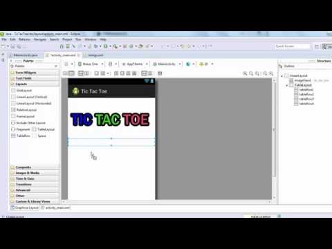 DEVELOPPER SOUS ANDROID 24 Interface Morpion Mode portrait