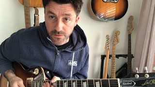 How to play Not up to you Stereophonics quick guitar lesson