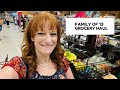 FAMILY OF 13 GROCERY HAUL