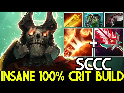 SCCC [Wraith King] Insane 100% Crit Build Monster Late Game Dota 2