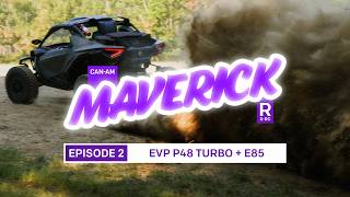 SBU CanAm Maverick R XRC Project Pt.2 - Evolution P48 Turbo, Rising Rate Fuel Pump+E85 Test!