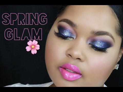 Spring Glitter Smoky Eye Tutorial | KelseeBrianaJai ♡ Video