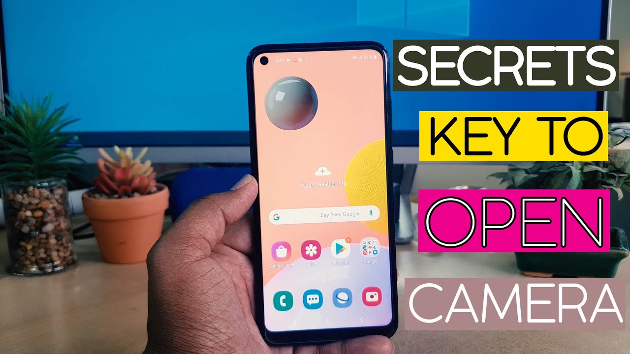 Samsung Galaxy A11: How to Quickly Open Camera in Video / Photo Mode