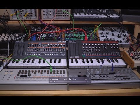 Roland Boutique Jamsession with Tr-09 Tb-03 Jp-08 and Jx-03 (Riamiwo StudioVlog 50)