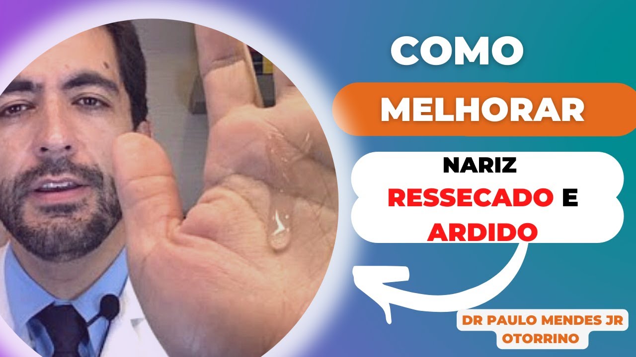 Dica pratica: Como melhorar o nariz ardendo, dolorido e com crostas/cascas de sangue