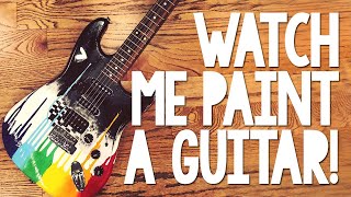 WATCH ME PAINT A GUITAR 013 | Lindsay Ell | Music