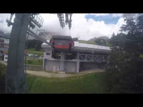Risalita integrale cabinovia Agamatic "Canazei - Pecol"; Canazei (TN) 29/7/2016 (cableway/Seilbahn)