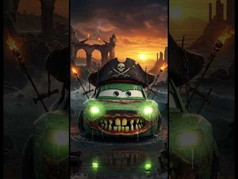 PIRATE VERSION OF CARS CHARACTERS PART 2 #shorts #scary