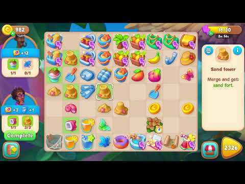 Gardenscapes 2325 Level - 17 moves - NO BooSTERS