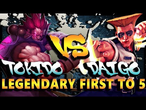 SFV - Daigo Umehara ( Guile ) Vs Tokido ( Akuma ) * Legendary First To 5 * - SF5