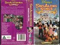 Sing Along Songs Disneyland Fun 1992 UK VHS