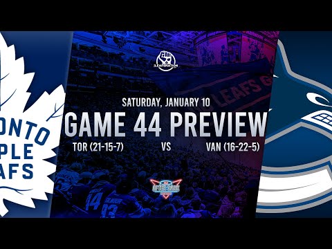 Toronto Maple Leafs vs Vancouver Canucks Game 44 Preview: Lineups, Goaltenders, & Best Bets