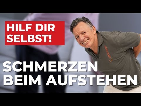 Schmerzen beim Aufstehen - Hilf dir selbst! 🍀 Super Technik!