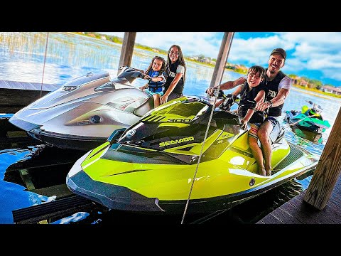 JET SKI PELA PRIMEIRA VEZ NO LAGO DE ORLANDO - Família Brancoala nos Estados Unidos