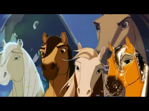 Спирит и Вороной мустанг Аруд (Потревоженный покой 2)