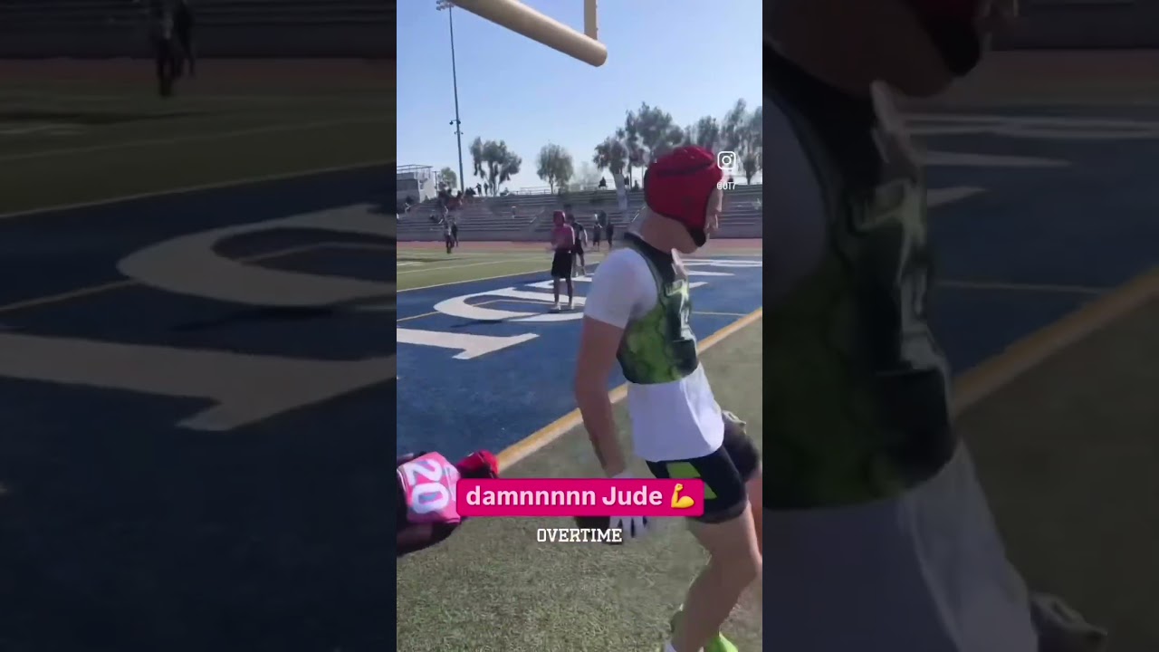 JUDE NELSON ‘26 💫 @judenelsonn #ot7 #trillionboys #football #7on7 #adidasfootball #prime