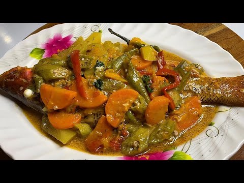 Steamed Fish with Okra, Jamaican Style!