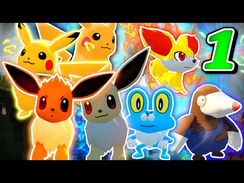 Minecraft Pixelmon TEAM UP Survival - "OUR ADVENTURE BEGINS!" - Episode 1 (Minecraft Pokemon Mod)