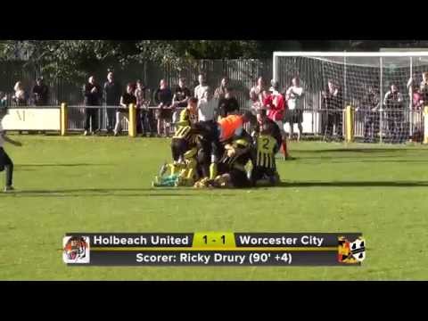 Holbeach United 1 Worcester City 1 - FA Cup 2nd Qualifying Round