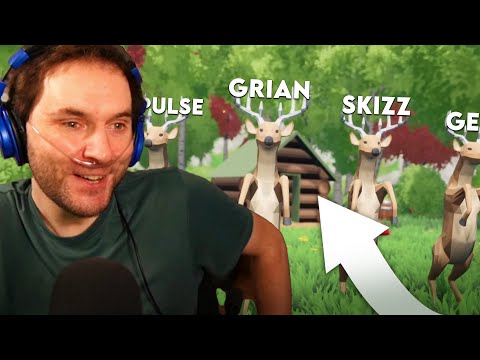 PLAYING OH DEER WITH THE HERMITS! w/ Grian, Skizz, Impulse, and Gem