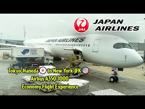Japan Airlines Airbus A350-1000 Tokyo-Haneda to New York-JFK Economy Flight Experience
